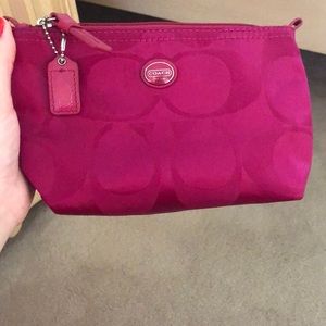 Coach makeup bag